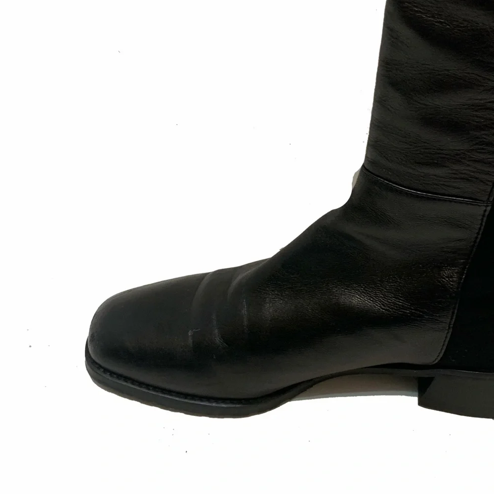 5 / Stuart Weitzman leather over-the-knee boots